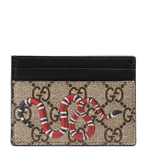 gucci kingsnake card holder fake|gucci wallet snake cheap.